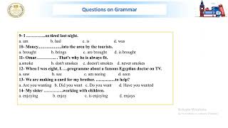 English New hello Grammar Unit two 1 st sec [upl. by Jasmine837]