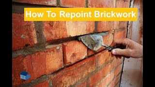 How To Repoint Old Brickwork  The Easy Way With No Experience [upl. by Danella]