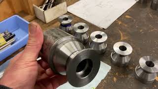 Machining D2 Tool Steel Guide Rollers on ProtoTrak CNC Lathe Tool Set Up part 13 [upl. by Mandy]