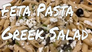 How to make Pasta Greek Salad [upl. by Nosaes538]