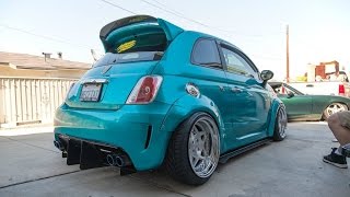 Akrapovic vs bombardone Abarth 595 best sound exhaust compilation [upl. by Giffer]