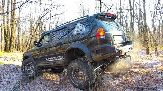 Крутой Подъем ЛуАЗ vs Toyota 4Runner vs Mitsubishi Pajero Sport offroad [upl. by Nico]