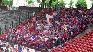 Fans FC Basel Fans in Zürich  28052017 [upl. by Ahcim24]