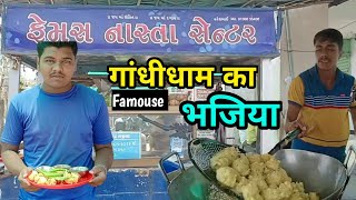 Famouse Bhajiya wala Gandhidham Streetfood Corner Indian Nasta SQ Blogger [upl. by Eniamert232]