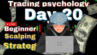 🔴Live Beginner scalping strategy  Trading psychology  Day  20  Wednesday ￼ lynx trading [upl. by Valdis476]