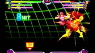 MvC2 Jill 8 fierce 31 hit combo [upl. by Jamill]