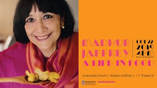 Madhur Jaffrey — A Life in Food A Conversation with Madhur Jaffrey [upl. by Vyky517]