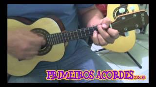 Aula de Cavaquinho Iniciante  Música Jogo de sedução  PrimeirosAcordes [upl. by Giorgio260]