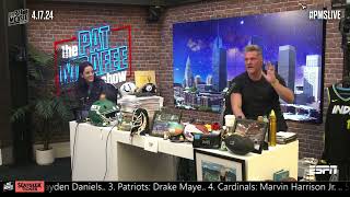 Pat McAfee hails Caitlin Clarks parents after SINKING giveaway moneyball  The Pat McAfee Show [upl. by Duax322]