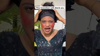 This makeup transition will shock you makeup [upl. by Ovatsug]