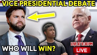 VICE PRESIDENTIAL DEBATE  Live Reaction [upl. by Notpmah346]