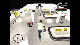 GTA San Andreas  How to Get to Francis International Airport Glitch [upl. by Worthington]