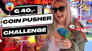 COIN PUSHER €40 CHALLENGE [upl. by Belanger]