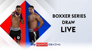 LIVE DRAW  BOXXER Series  The Cruiserweights [upl. by Ahsinik906]