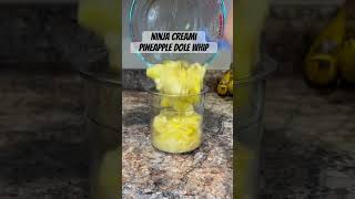 Ninja creami pineapple sorbet ninjacreami pineapplesorbet pineappledolewhip healthyrecipes [upl. by Eicul]