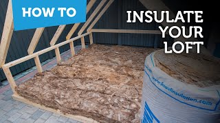 How to save energy at home  How to insulate your loft [upl. by Lednyk]