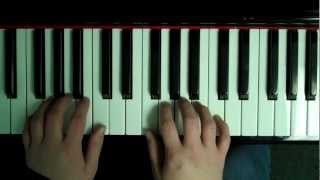 F Major Scale on Piano [upl. by Annoid]