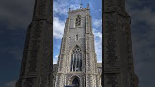 Lovely to hear the bells ringing in Aylsham church bells churchbells norfolk aylsham church [upl. by Derraj]