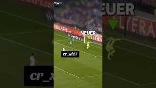 Best goalkeeper save in history girls Nuerfypシ゚viral short Cassilas goal keeper save [upl. by Einohpets670]