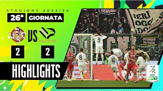 Cremonese vs Palermo 22  La Cremo in 10 rimonta due goal in 1’  HIGHLIGHTS SERIE BKT 2023  2024 [upl. by Greyso]