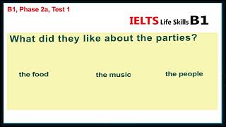 IELTS Life Skills B1 Listening Test 4 [upl. by Kally]