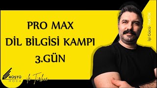 Pro Max  Dil Bilgisi Kampı  3Gün  İSİMSIFAT  RÜŞTÜ HOCA [upl. by Carlota]