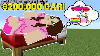 Minecraft BUYING A 200000 CAR  The Wishing Cake  Custom Map [upl. by Lebam]