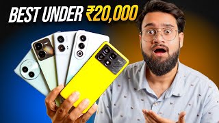 Top 5 Best Mobile Phones Under ₹20000⚡Amazon amp Flipkart Sale 2024  Best Phone Under 20000 😱 [upl. by Samid]