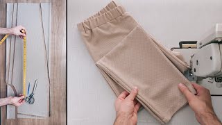 ✅️ Cut and sew pants in🔥 5 simplified steps ❤️ [upl. by Pfaff]