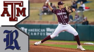 Rice vs 21 Texas AampM Baseball Highlights THRILLING GAME College Baseball Highlights 2023 [upl. by Libre]