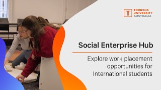 Explore work placement opportunities for International students at the Social Enterprise Hub [upl. by Welcome943]