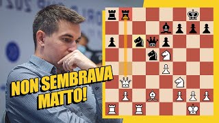 Non ha VISTO il MATTO  FIDE Grand Prix [upl. by Yrrad]