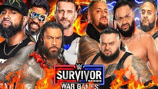 Team Roman Reigns vs Team Solo Sikoa WWE Survivor Series Bloodline War games 2024  FULL MATCH [upl. by Zedekiah]