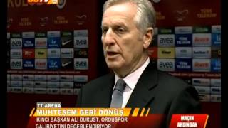 Galatasaray 4  2 Orduspor Maç Sonu Ali Dürüst [upl. by Nnaecyoj]