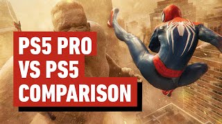 PS5 Pro vs PS5 Gameplay Comparison [upl. by Burkle]