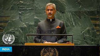 🇮🇳 India  Minister for External Affairs Addresses UN General Debate 79th Session  UNGA [upl. by Ielhsa743]