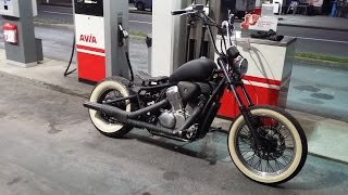 Honda Shadow Vt 600 Bobber Build [upl. by Ardell]