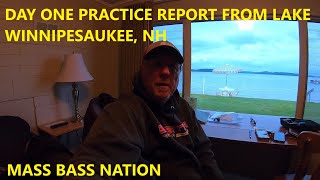 DAY ONE PRACTICE REPORT FROM LAKE WINNIPESAUKEE [upl. by Eylloh]