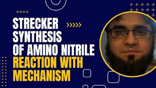 Strecker Synthesis Of Amino Nitrile Reaction With Mechanism [upl. by Yerdua]