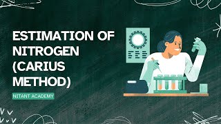 Estimation of Halogens Carius Method [upl. by Dosh]