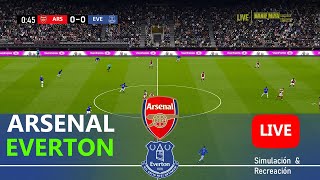 LIVE Arsenal vs Everton  Premier League 2425 Full Match Live Today Simulation [upl. by Annaerdna10]