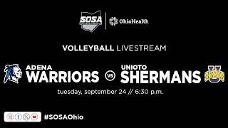 VOLLEYBALL LIVE STREAM ADENA WARRIORS vs UNIOTO SHERMANS [upl. by Callie623]