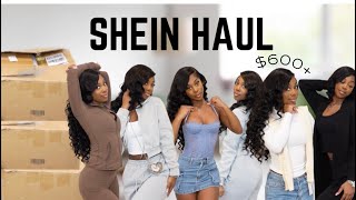 HUGE SHEIN TRY ON HAUL 40 Items  WINTER EVERYDAY OUTFITS [upl. by Alesram99]