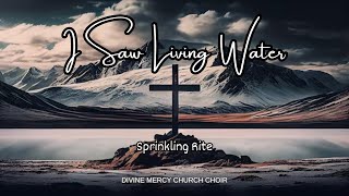 I saw Living Water  Sprinkling Rite  Divine Mercy Church Choir [upl. by Grefer242]