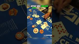 TRIPLE ACE SPLIT ON BLACKJACK IN VEGAS lasvegas gambling blackjack xposed [upl. by Brace]