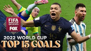 2022 FIFA World Cup TOP 15 GOALS of the Tournament  FOX Soccer [upl. by Annice860]