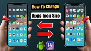 How to Change App Icon Size on Android [upl. by Ryle674]