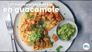 Hartige wafels met groenten – recept  Allerhande [upl. by Gilmour]