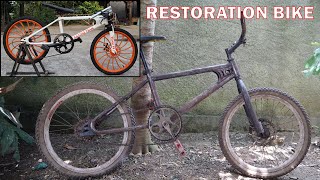 RESTORATION  MODIFICATION BIKE FROM OLD BIKE TO DRAGBIKE [upl. by Arykahs]