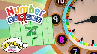 Numberblocks  Five Times Table Song  Telling Time  CBeebies [upl. by Sterling]